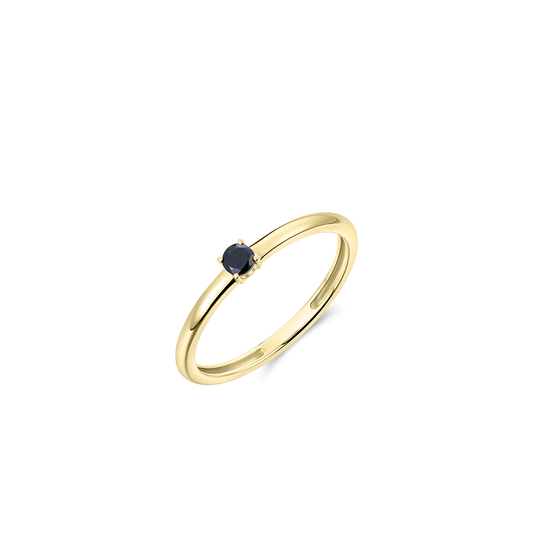 Brilliant solitaire ring | 14k Gold Gisser Jewels