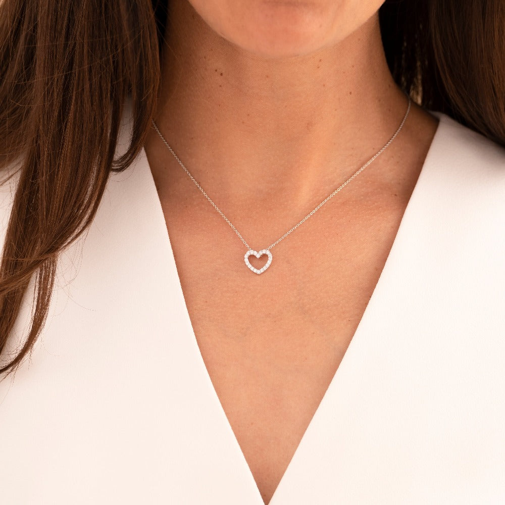 Sparkling Heart Necklace