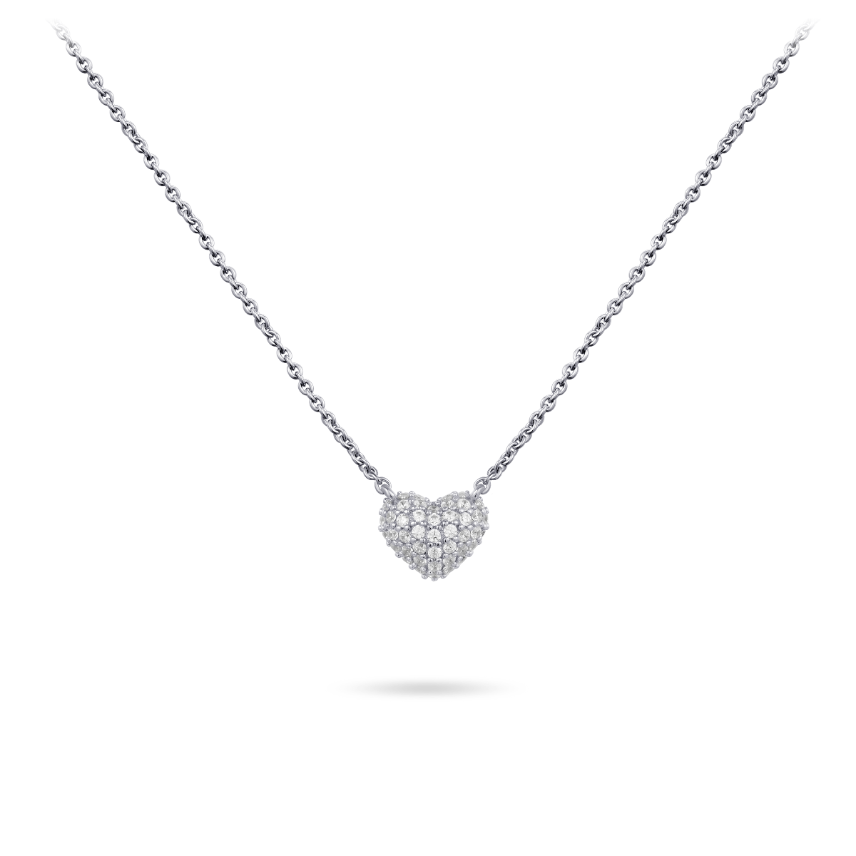 Mini Sparkling Heart Necklace