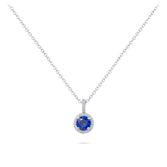 Halo Necklace | Sterling Silver | Gisser Jewels